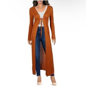 Cult Gaia Linen Long Sweater